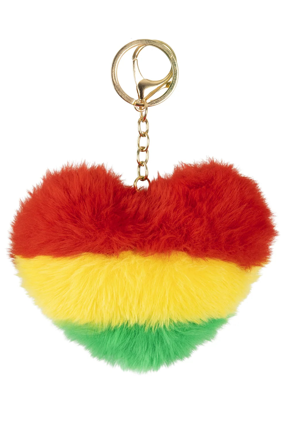 Keychain Hartje rood geel groen